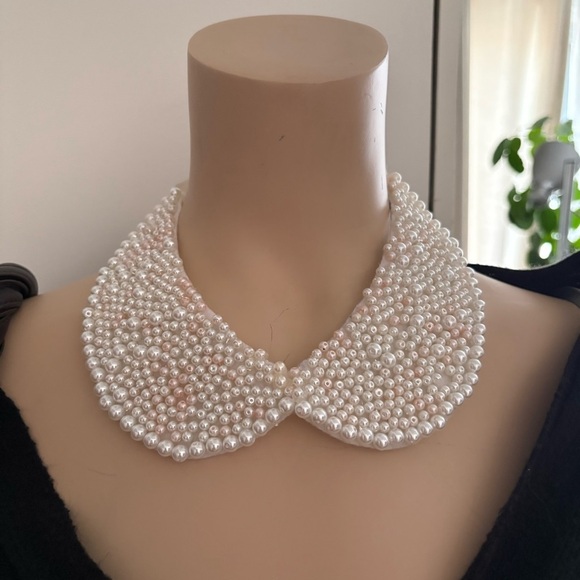 Collar Necklace with ribbon closure - Picture 4 of 6